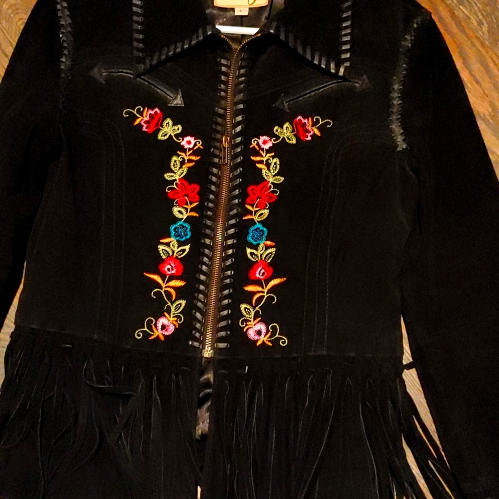 Genuine suede jacket